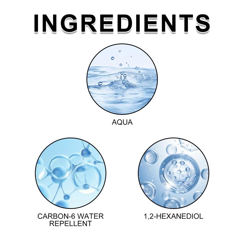 Jakehoe Nano Waterproof Stain Remover Spray Jacket Shoe Upper Waterproof Snowproof Clean Decontamination Spray 1pcs