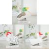 Wooden Craft Duck Paperclip Holder With Creative Decor For Home Office And Gift