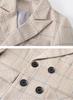 Children's Formal Suit: Flower Boy Autumn-Winter Velvet British Style for First Birthday or Performances.