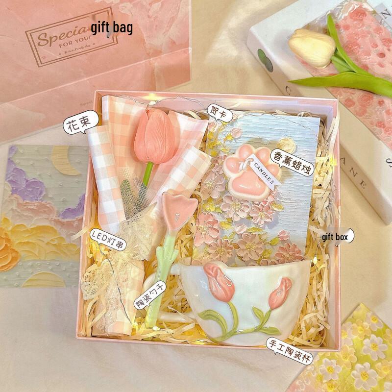 Mother s Day Tulip Cup Gift Set