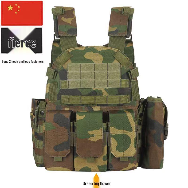 Children's Tactical Camouflage Bulletproof Vest Level III Armor for Outdoor Summer Camp