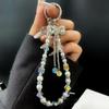 Bow Pendant Rhinestone Phone Straps Pearl Rhinestone Phone Rope  Girls New Year Gift