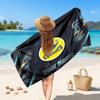 North Queensland Cowboys Customized Name Text Beach Towel, Soft Absorbent Towel Beach Pool Travel Personal Gift