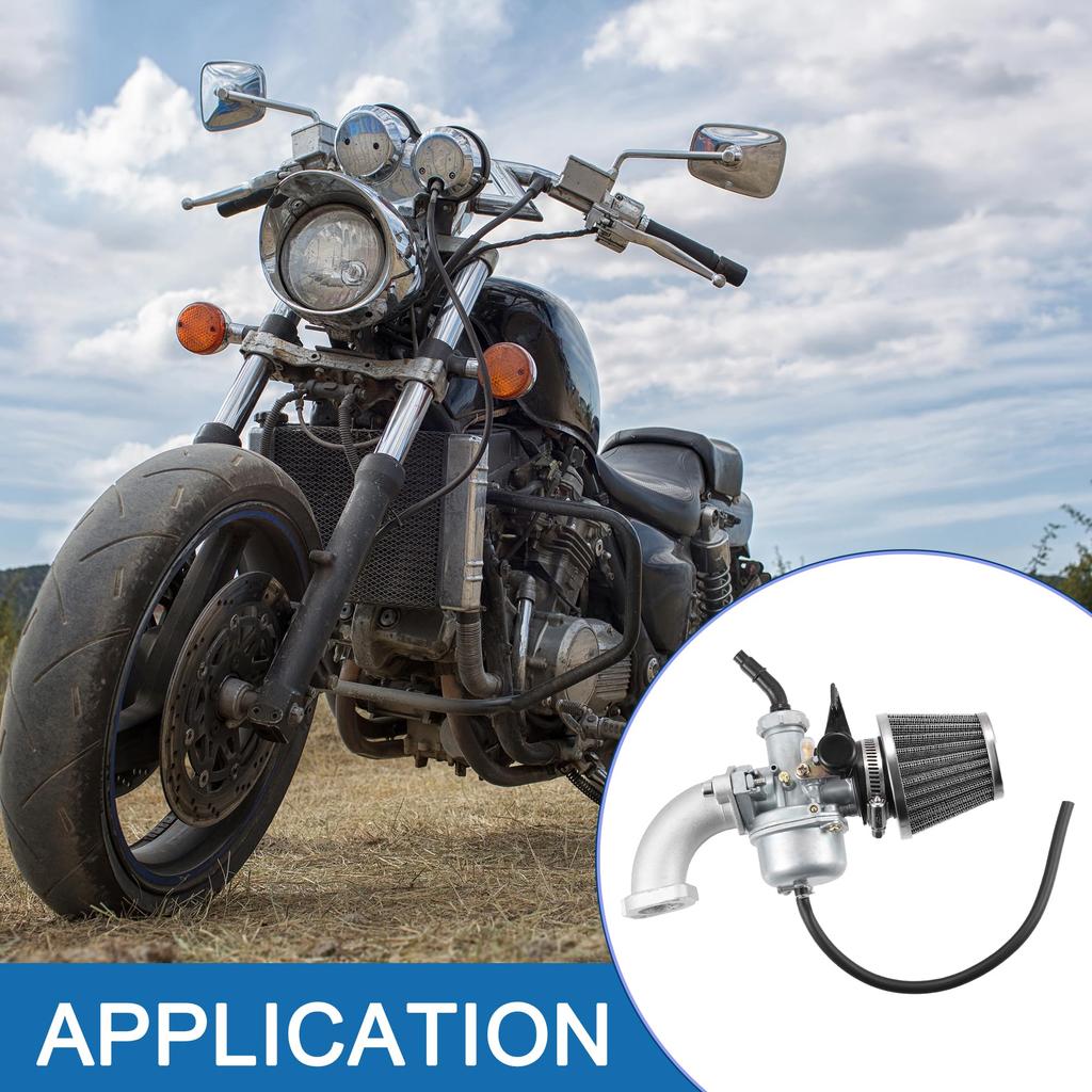 A ABSOPRO PZ22 Carburetor 22mm ATV Quad Dirt Bike Pit Bike Scooter Go Kart