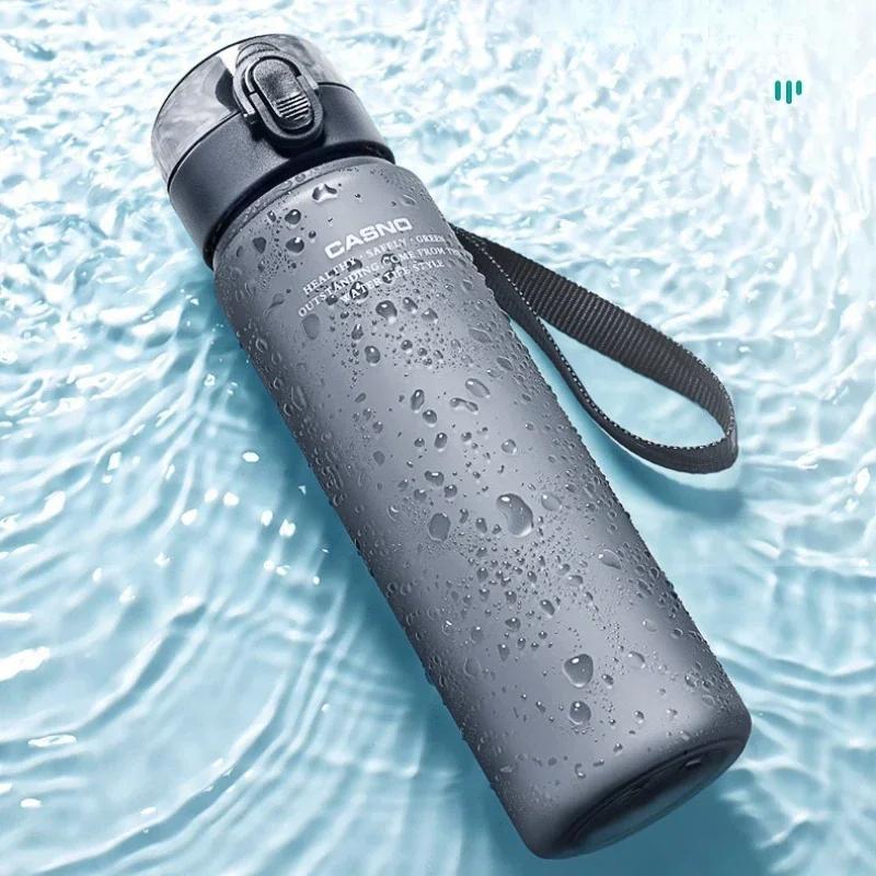 Portable Gym Travel Leakproof Drinking Water Bottle 560ml Plastic Frosted Fitness Lightweight Cups Outdoor Riding Bottles Gifts