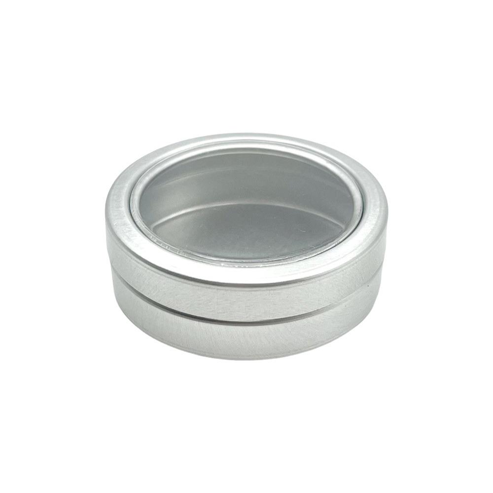 15/20g Metal Tin Can with Lids Aluminum Tins 15/20g Small Tins Balms Creams silver 20g