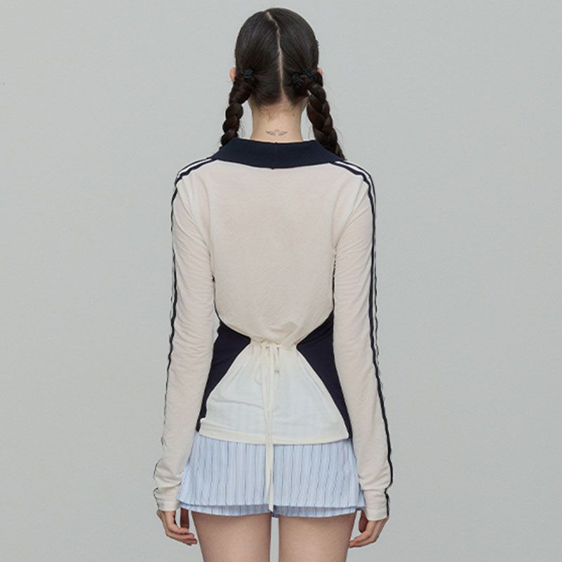 Summer New Pure Desire Style Spicy Girl Long Sleeve T-shirt Women's Thin Sunscreen Cover Shirt Slimming and slimming Unique Versatile Top