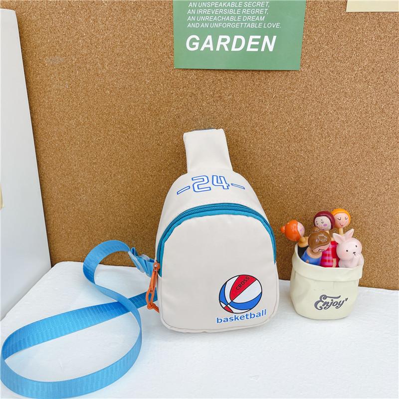 Trendy Cartoon Kids Backpack Stylish Canvas Crossbody Bag For Boys And Girls