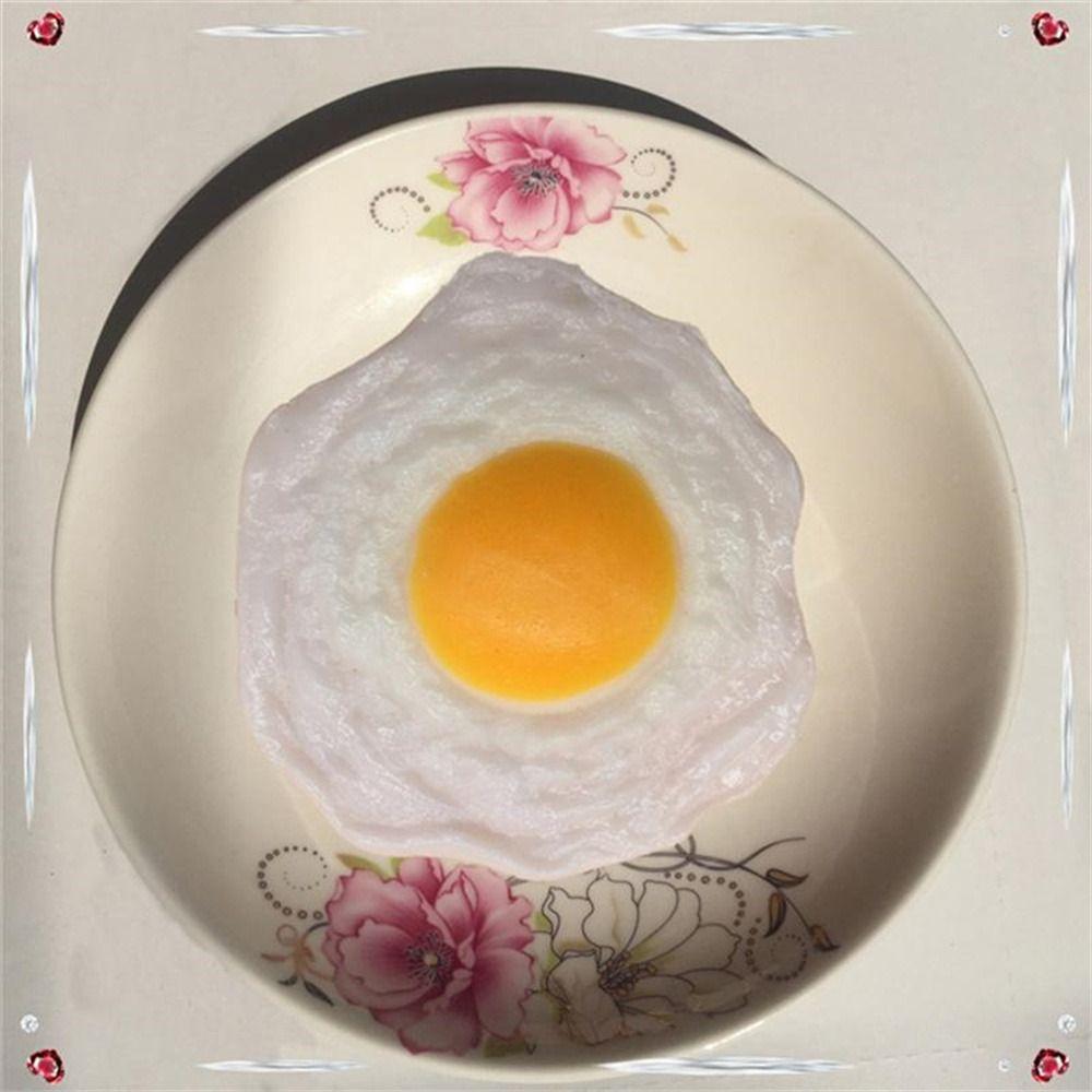 Pretend Play for Adult Kids Toy Fried Egg Squeeze Simulation Fried Egg Squeeze Eggs Fried Egg Toy