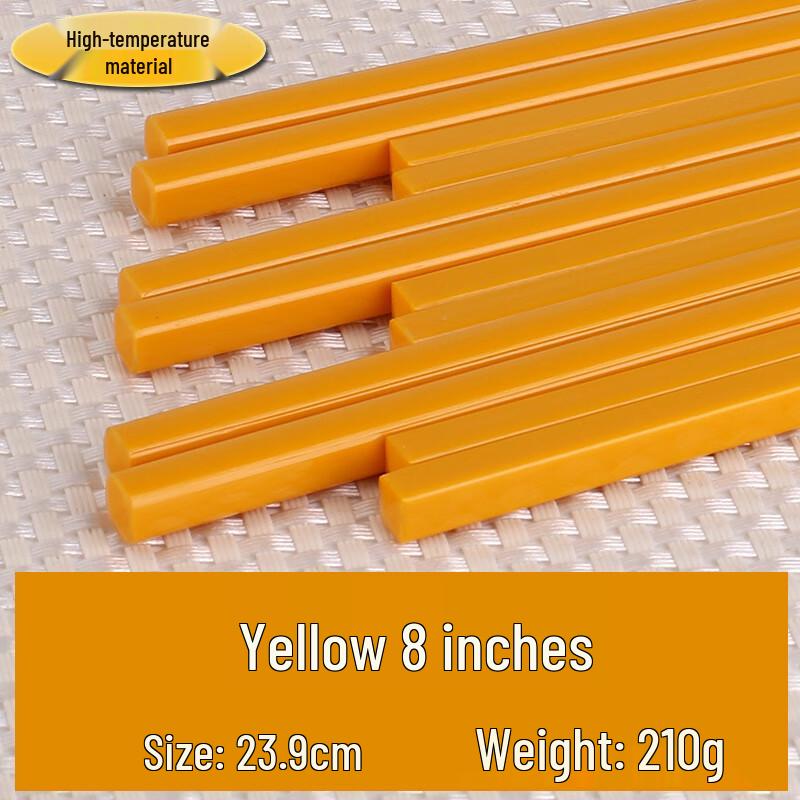 MOLUONA High-Temperature Resistant Melamine Chopsticks