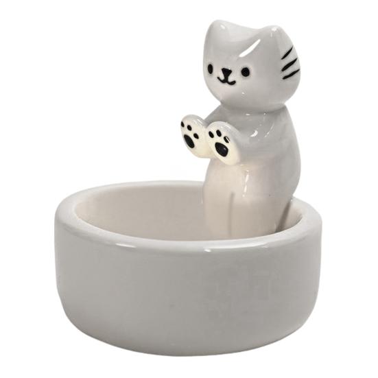 Halloween Ghost Ceramic Candle Holder Gnome Cat Angel Fox Hedgehog Frog Squirrel Candle Stand Candlestick Table Centerpiece Decoration