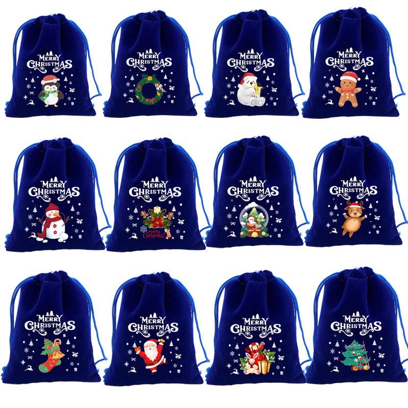 Christmas Candy & Apple Gift Bags - Red Snack Packaging