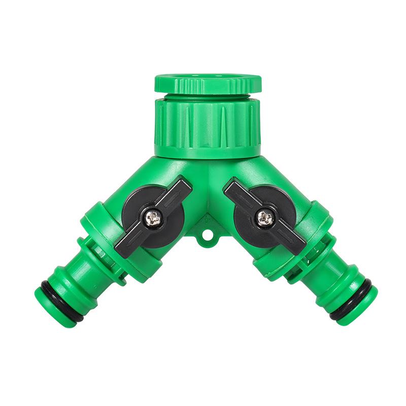 Y-Type 3-Way Adjustable Ball Valve Diverter for Greenhouse Irrigation