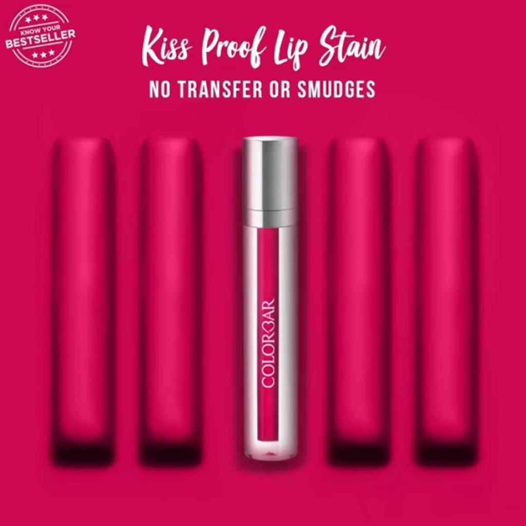 Colorbar Kiss Proof Lip Stain, Maroon, 6.5ml