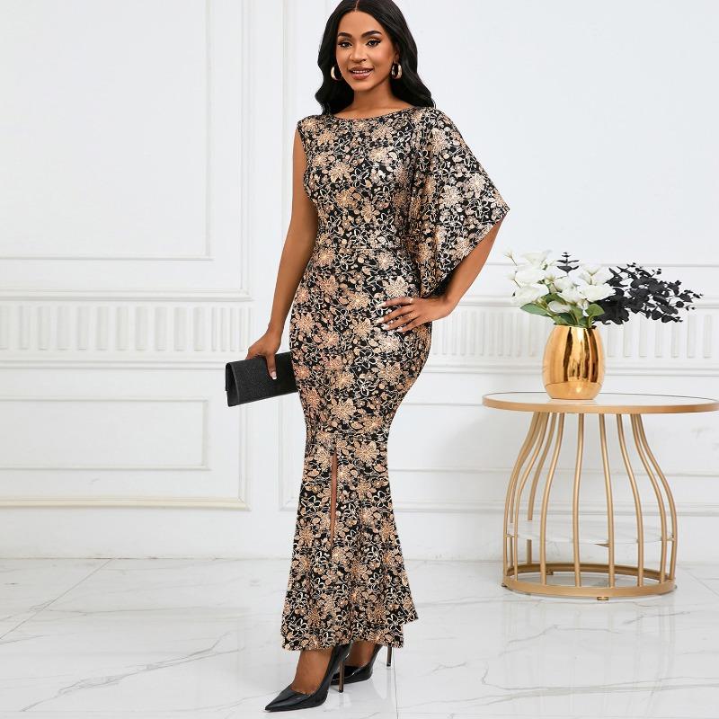 Women's Summer Fashion Temperament Slim Sexy Banquet Dress