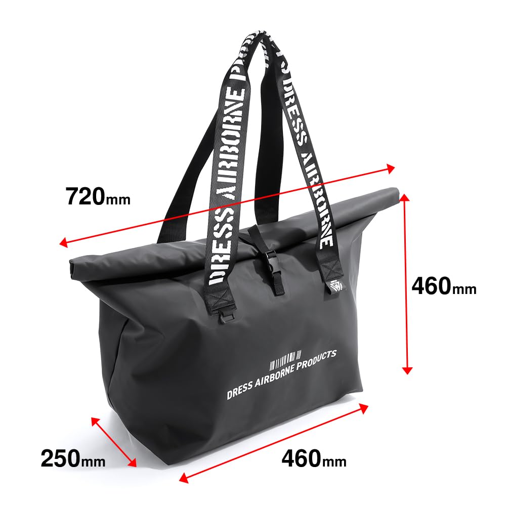 DRESS Waterproof Tote Ideal for Disaster and Large and Also suitable for long and outdoor activities like campfires and Bag, 65L/GRY, Fishing,
