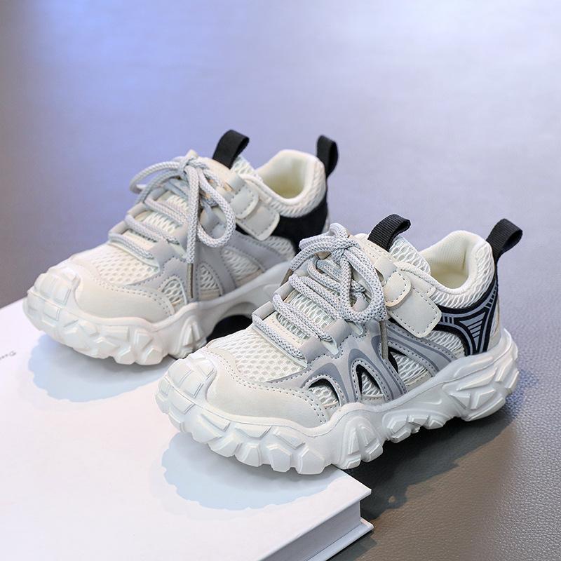 

Children s sports shoes spring breathable boys and girls casual shoes medium and older children s running shoes platform running shoes tire shoes 27