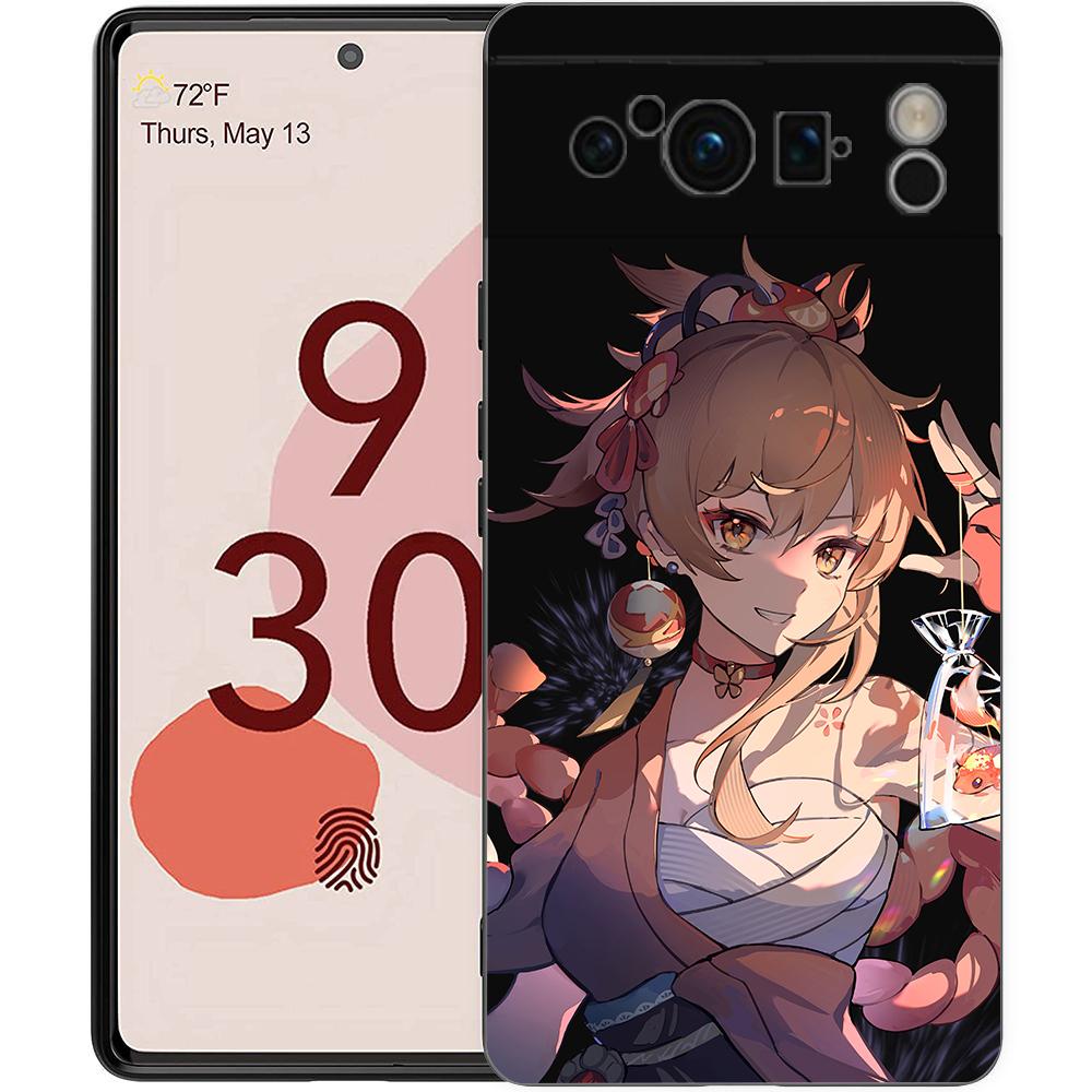

Чехол для телефона Genshin Impact Baizhu для Google Pixel 8 7 6 Pro 6A 7A 5G, мягкий силиконовый противоударный чехол из ТПУ, черный чехол из ТПУ, Fundas Pixel 7