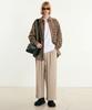 Tienjiti Yoyogi Pleats Wide-Fit Pants (Beige) Tnpa5F111I2