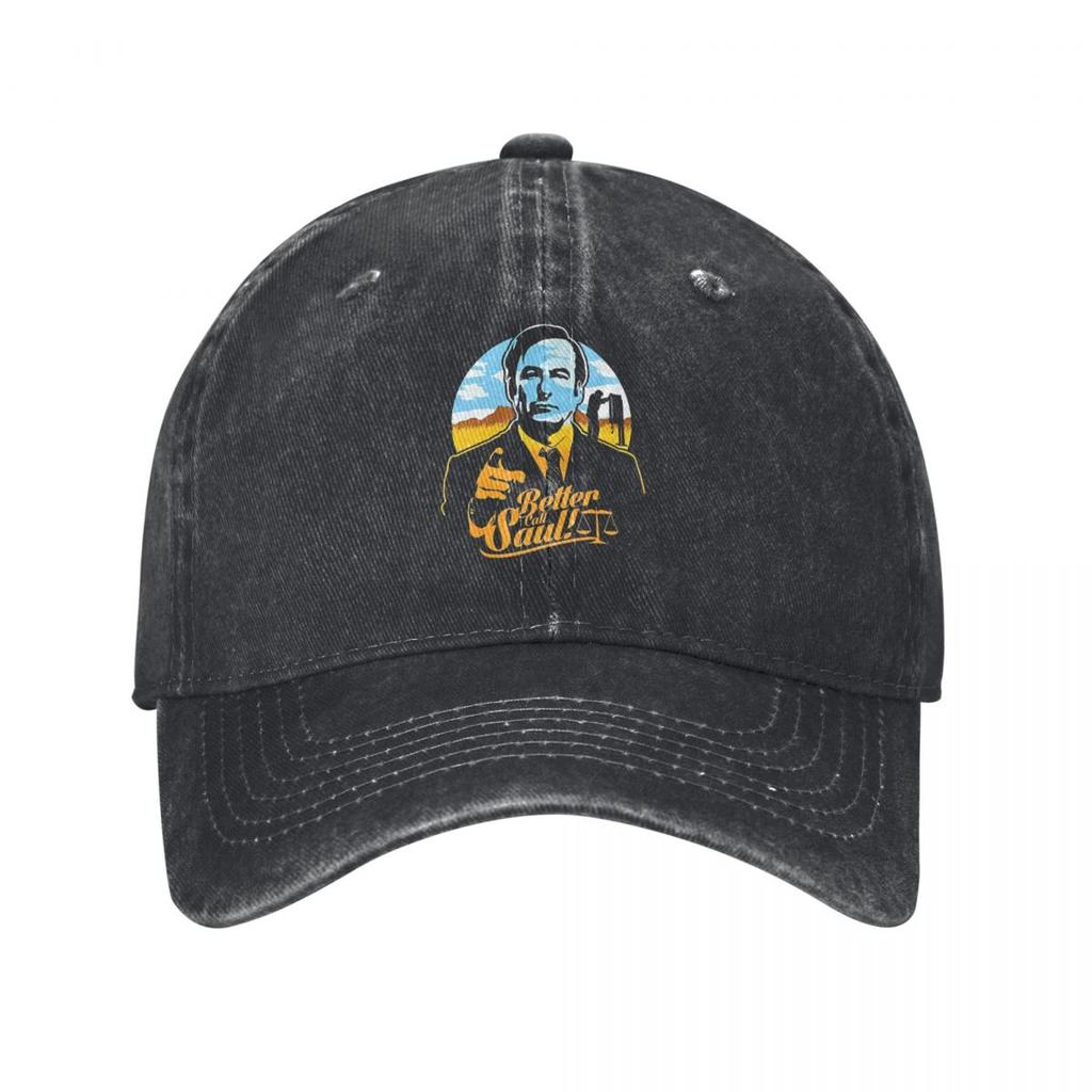 Vintage Breaking Bad Better Call Saul Baseball Cap Men Women Distressed Washed Sun Cap Outdoor Activities Caps Hat