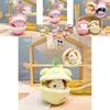 Adorable Original Puppy Bakery Surprise Pudding Plush Cartoon Keychain Accessory For Headphones