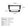Carbon Fiber Car Central Console Control CD Panel Cover For Benz C W204 2010-13