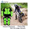 Youth Children Motocross Body Protective gear Vest armor ATV Dirt Bike suits Chest Spine Knee Elbow Guard Sports Equipment