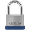 Cadenas - abus - rock 5 - haute résistance - 40mm - 2 clés incluses - argent