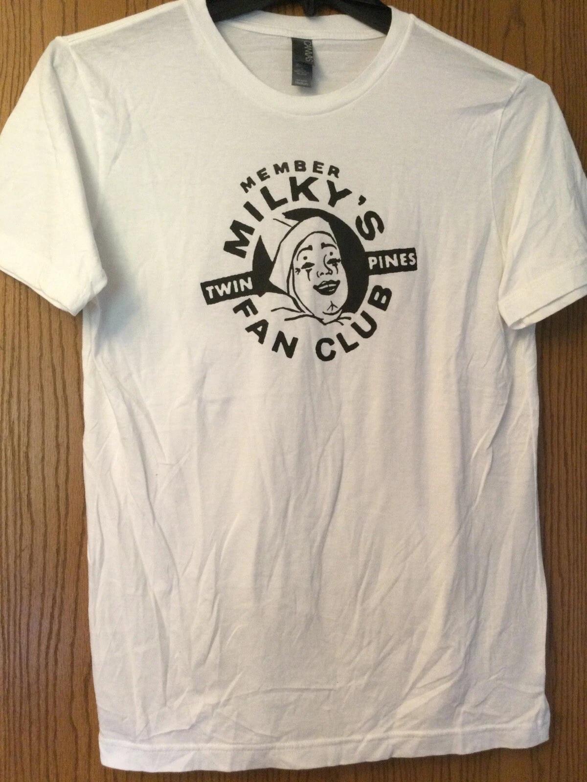 

Milky The Clown - “Milky’s Fan Club” - Twin Pines - White Shirt - M - Canvas M