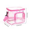 Zipper Lunch Bag Transparent Travel Storage Bag Toiletries Organizer Clear Beach Bag  Camping