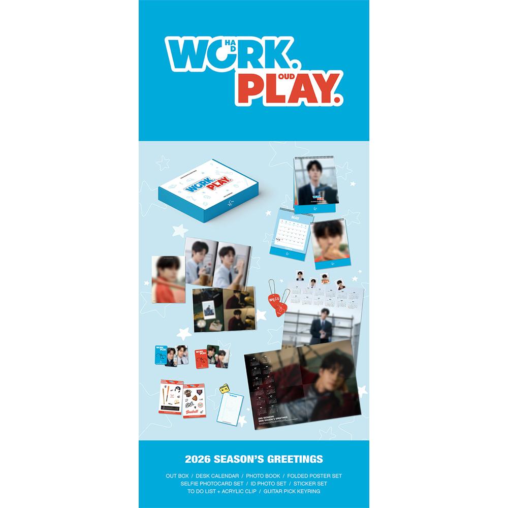[Pre-order] ONG SEONGWU - 2026 Seasons Greetings [WORK HARD, PLAY LOUD]