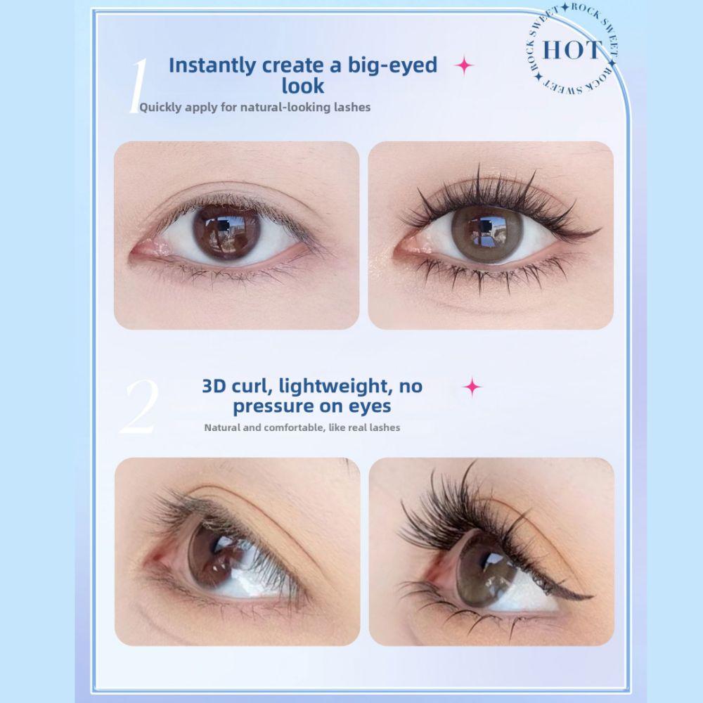 Sunflower Design False Eyelashes Easy to Use DIY Eyes Lashes New Eyelash Clusters Daily Wear