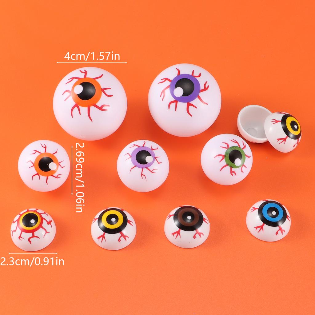 Bloody eyeballs,Halloween ghost eyes semi-circular bowl shaped hollow eyes,decorations,parody horror eyeballs,multiple styles