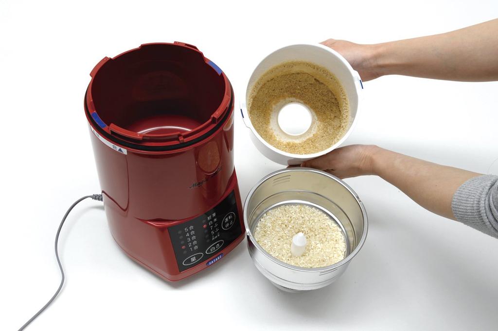 Satake Home Rice Polishing Machine Magic Mill RSKM5D [5 Go]