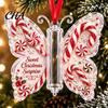 Hanging Holiday Decorations Butterfly Cash Gift Ornament, Christmas Money Holder Decor with Acrylic Ornaments Festive Print, Tree Pendant for Surprise