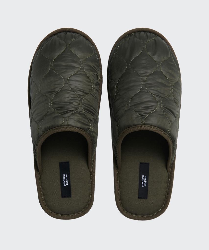 Musinsa Standard Onion Quilted Room Shoes [Khaki]