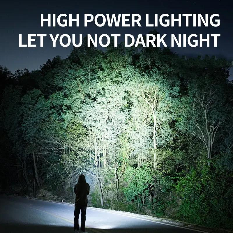 Outdoor Camping Portable Keychain Light Mini Key Light Emergency Work Light Long Battery Life Multi-function Flashlight