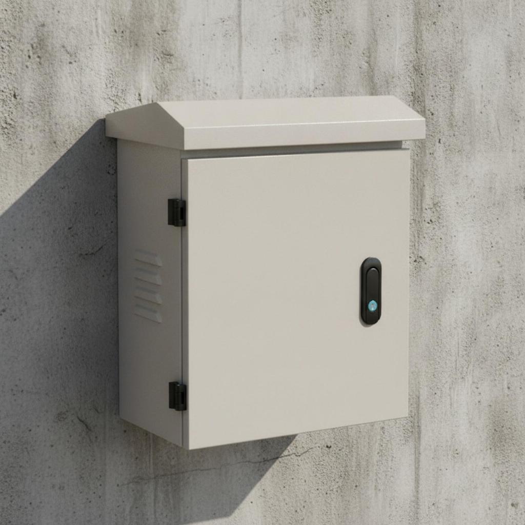Weatherproof Wall-Mounted Electrical Enclosure Lockable Cabinet with