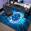 Fc Emblem Printed Office Carpet Chair Cushion  Entryway Rug, Rugs for Living Room, Bedroom Christmas gifts