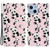 Pattern Printing Leather Wallet Phone Case for iPhone 15,Drop-proof Phone Stand Cover