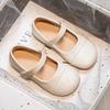 Girls' leather shoes, new spring model, children's shoes with soft soles, princess shoes for girls, trendy and stylish single shoes for spring and