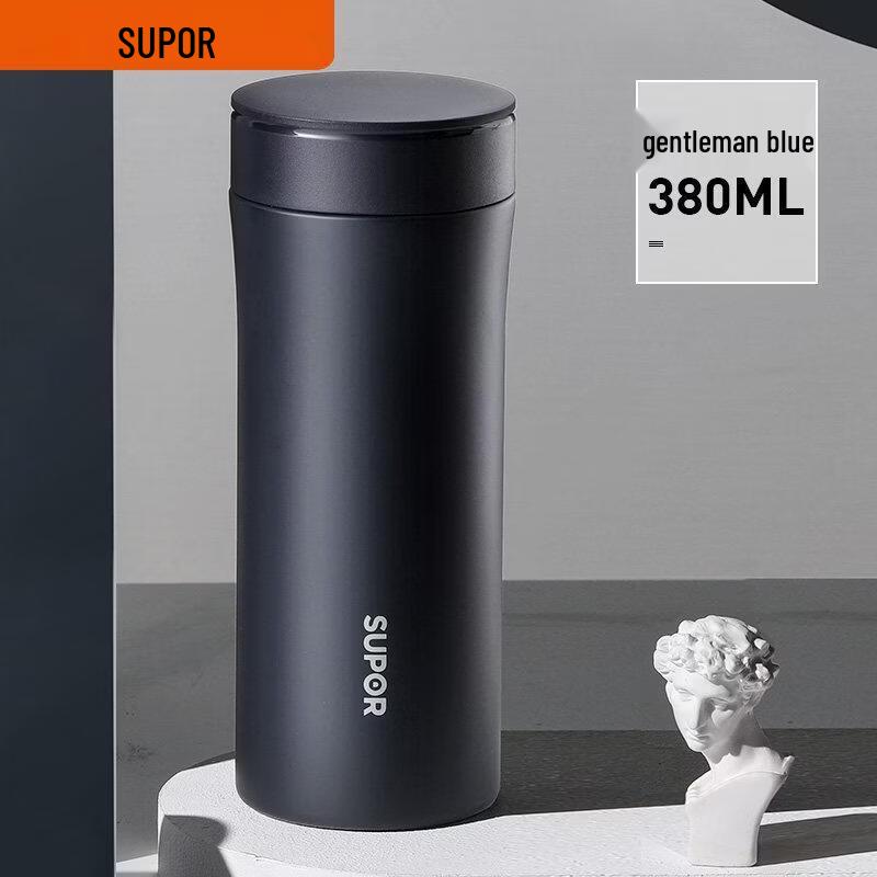 SUPOR 380ml 316 Stainless Steel Insulated Tea Mug
