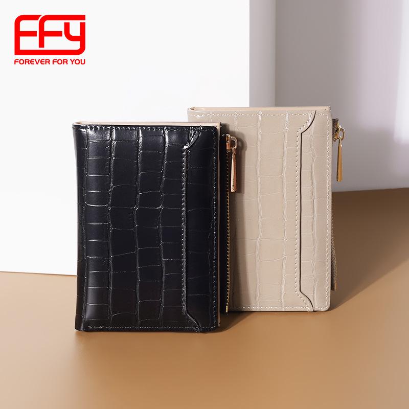 Japanese & Korean-Inspired Short PU Wallet: Solid Color, Casual Style, Small Card Holder