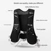 Multi-Pocket Running Vest Breathable Cycling Vest with Phone Holder Reflective Design Mesh Vest with Adjustable Straps for Running Cycling Marathons