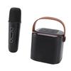 Mini Karaoke Machine RGB Light Kids Adults Wireless Portable Bluetooth Speaker with Microphone for Family Home Party