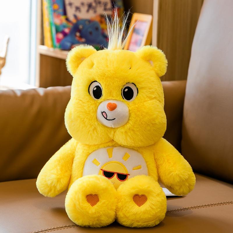 Care Bears Plush Toy Rainbow Bear Stuffed Animal Soft Hugging Doll Kids Birthday Gift for Girls