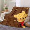 1pc Winnie the Pooh Honey Pot Print Blanket Cozy Throw for Home Decor, Couch Cover, Outdoor Use, Travel