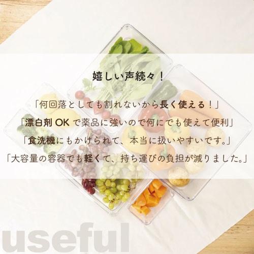 Large-capacity, Transparent Food Storage Container, Airtight, Clear, 3.7L Capacity, 280mm X 180mm X 90mm High, Dishwasher Safe, Professional Grade, Pe