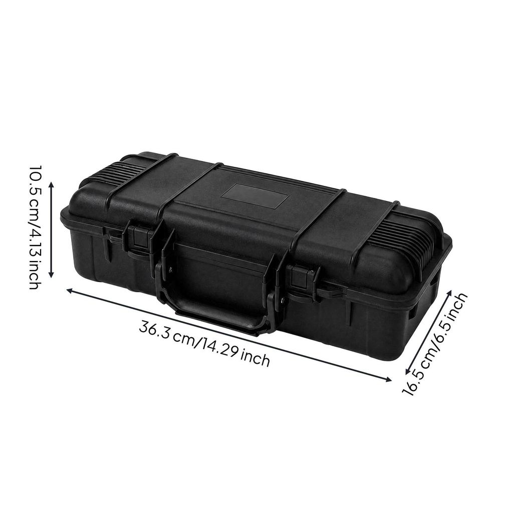 Hard Shell Plastic Carrying Case with Foam Insert Portable for Travel