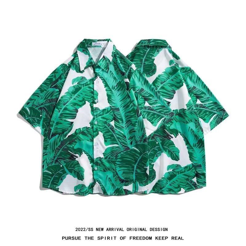 

Летняя тонкая мужская рубашка с короткими рукавами, мужской свободный топ большого размера, мужской корейский тренд, тонкий